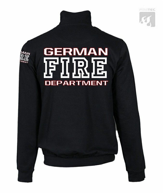 Sweatjacke GFD Farbkombi. bordeaux/weiß